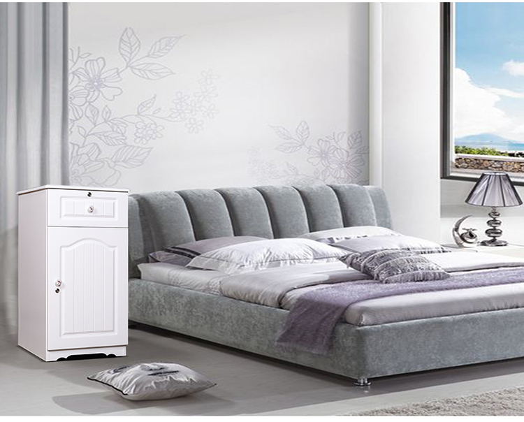 Tiger an toàn quốc gia an toàn được chứng nhận 3 hộ gia đình bằng gỗ rắn tùy chọn vân tay đám mây thông minh mật khẩu điện tử tủ đầu giường vô hình an toàn 80cm