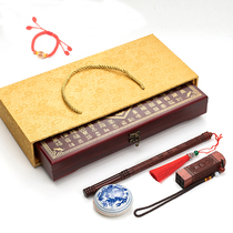 Niu baby fetal hair souvenir diy self-made Baifu set gift box fetal brush Rod making customized umbilical cord seal