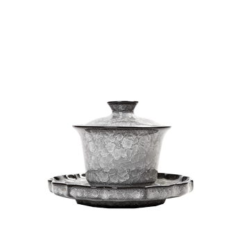 Shengyou ຄົວເຮືອນຂະຫນາດໃຫຍ່ກ້ອນດອກໄມ້ສິ້ນ ceramic kung fu ຊາຊຸດ sancai ສີດໍາປົກຫຸ້ມຂອງໂຖປັດສະວະກ້ອນ crackle ງ່າຍດາຍມືຖືຊາມ