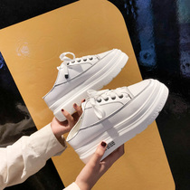 Baotou slippers female summer wear 2021 New Korean version of net red muffin thick white shoes casual Joker half slippers