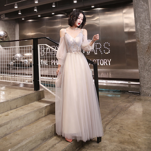 Evening dress prom gown Sister group Bridesmaid Dress banquet president style show thin girlfriends dress graduation Evening dress prom gown Sister group Bridesmaid Dress banquet president style show thin girlfriends dress graduation