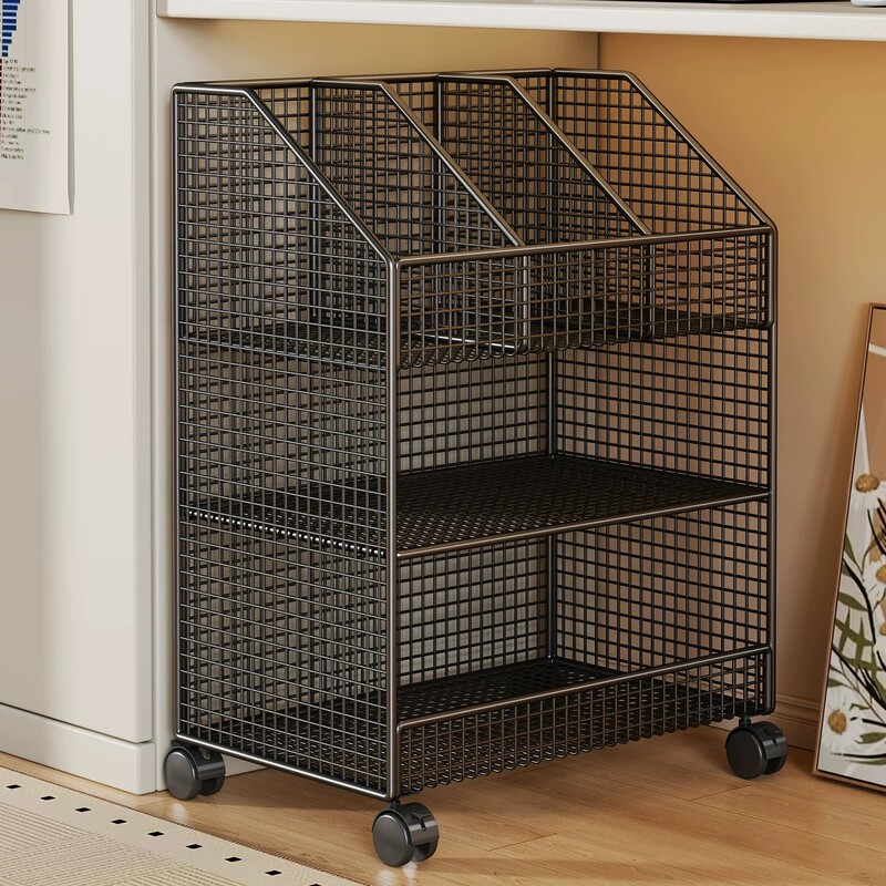 Under-Desk Storage Rack, Desk-Side Bookshelf, Multi-Layer Movable Office Bag, Floor-Standing Snack Trolley, Book Storage Under-Desk Storage Rack, Desk-Side Bookshelf, Multi-Layer Movable Office Bag, Floor-Standing Snack Trolley, Book Storage