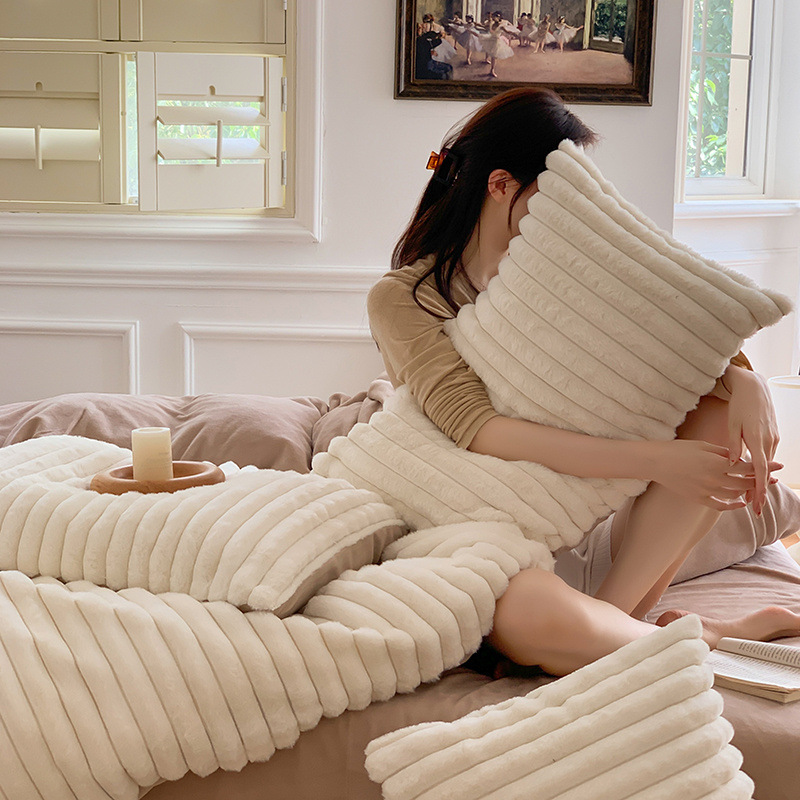 Milk suede four-piece set 2023 new suede rabbit suede bunk bed with four pieces of winter baby suede flannel velvet-Taobao