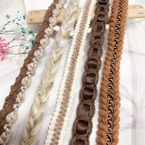 Autumn and winter new small fragrant wind webbing curly series of pieces dit shoes hat dress decorative strips press side strips lace accessories