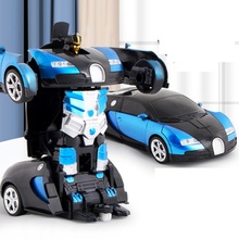 儿童玩具车充电动遥控汽车手势感应变形车金刚机器人四驱漂移男孩