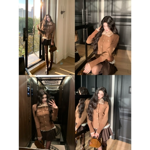 Barb Chill Цветное короткое пальто, бархатная куртка