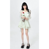 Осеннее платье, мини-юбка для принцессы, юбка, осеннее, юбка из сетки