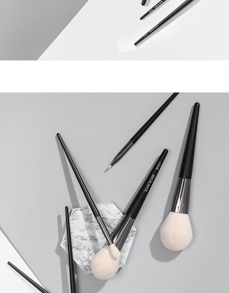 Tháng ba thỏ trang điểm cọ thiết lập chuyên nghiệp 6 bộ đầy đủ của phấn mắt cọ nền tảng công cụ cọ trang điểm cầm tay - Các công cụ làm đẹp khác keo dán kích mí