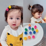 Детская заколка-крабик, милая заколка для волос, челка, детский аксессуар для волос, популярно в интернете, в цветочек