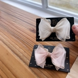 黄小妞 Заколка для волос ручной работы с бантиком, летний аксессуар для волос для девочек