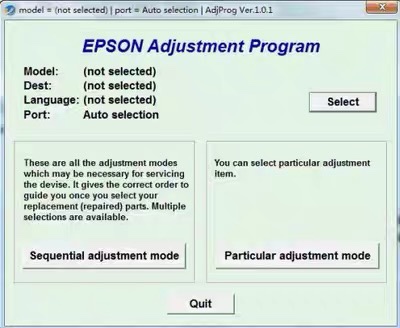 EPSON LQ680KII 690K 2680K106 2680K106 program to solve the no-in-paper PW reset zeroing software-Taobao