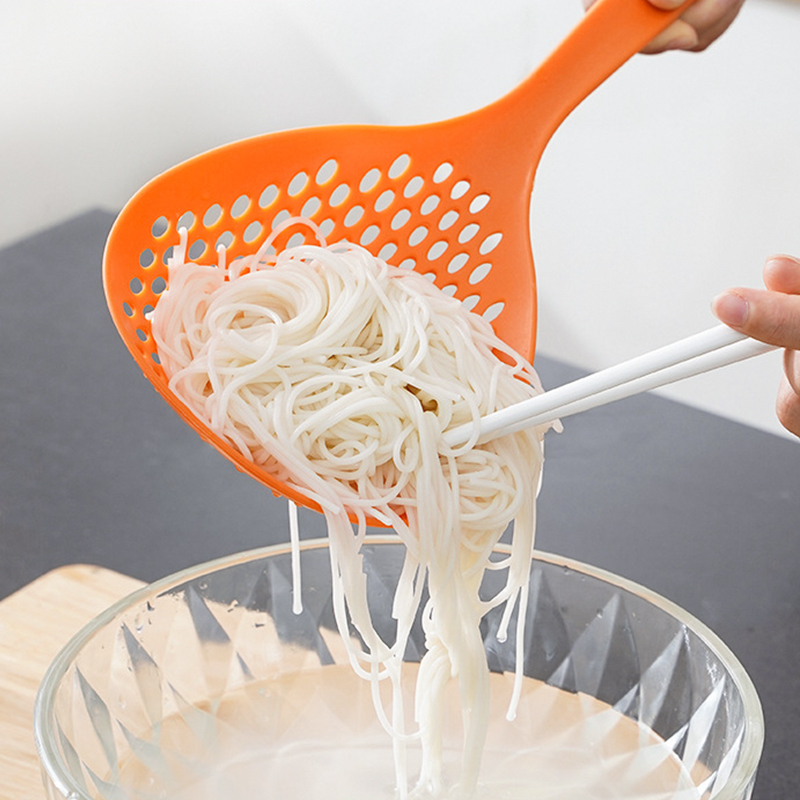 Japanese mixed noodle spoon ~ large high temperature leak spoon kitchen leak with leak mesh of dumplings