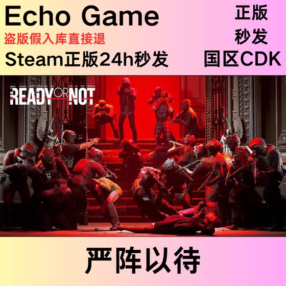 Steam Genuine Version Ready or Not China Region Activation Code Cdk Ready or Not