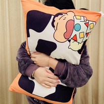 Cartoon Crayon Small New Little Sunflower Pillowcase Single Student Dorm Pillow Headgear Child Boy Girl Pillow Hood