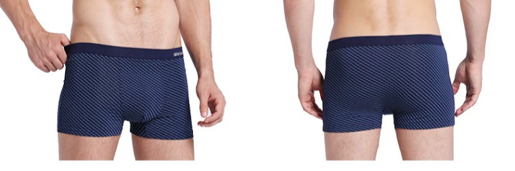 Mùa hè nam Băng lụa Quần lót nam Một gói Boxer Quần short Teen Boy Bốn góc Mũ nón Thở quần lọt khe nam cotton