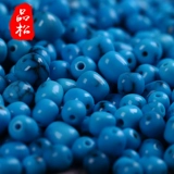 品松 Натуральная бирюзовая природная руда, украшение-шарик, бусины, браслет, аксессуар, ювелирное украшение