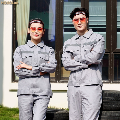 Хлопковый светоотражающий комбинезон, защита от ожогов