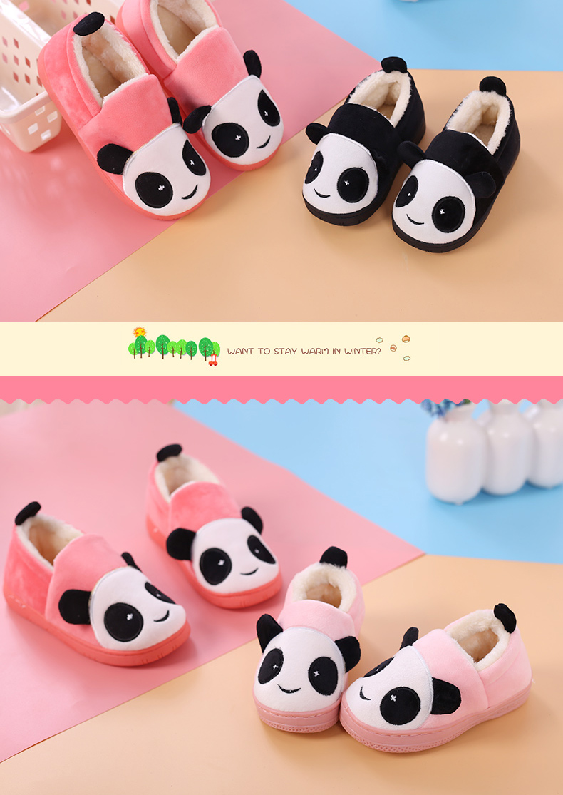 Chaussons enfants en suède pour hiver - semelle caoutchouc - Ref 1003493 Image 20