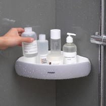 Toilet triangle shelf wall-mounted shelf non-punching bathroom toilet wash table corner storage artifact