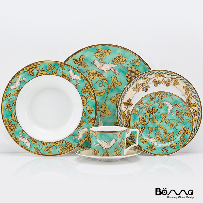 English ipads China example room club tableware beefsteak disc creative household salad plate the canary series of suits for