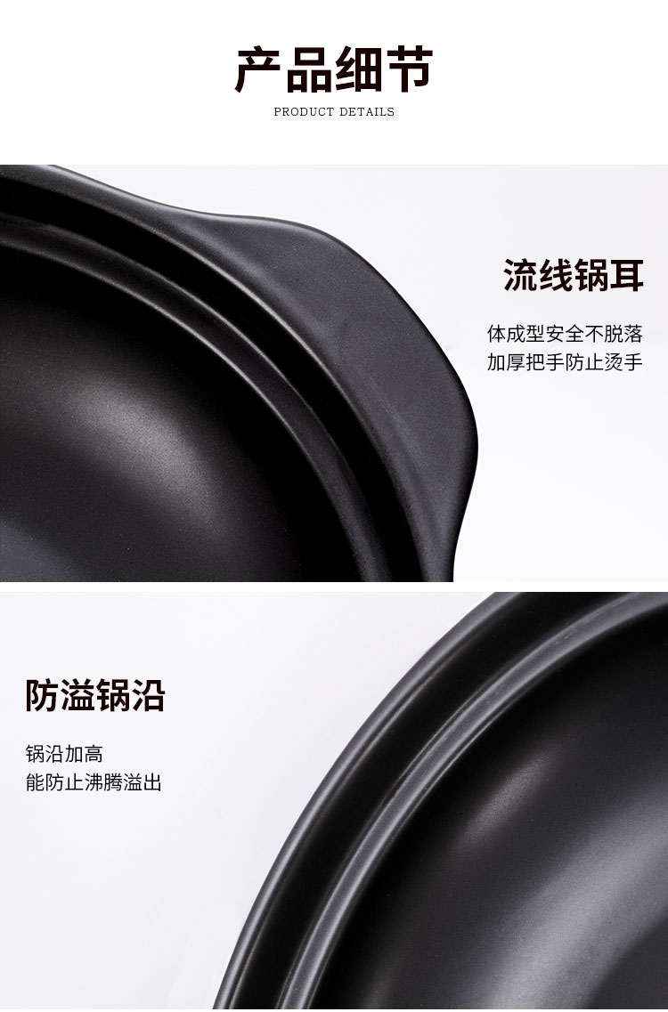 The special soup rice casseroles, high temperature resistant use ltd. ceramic casserole soup, stew pan shallow pot conger chicken pot dry