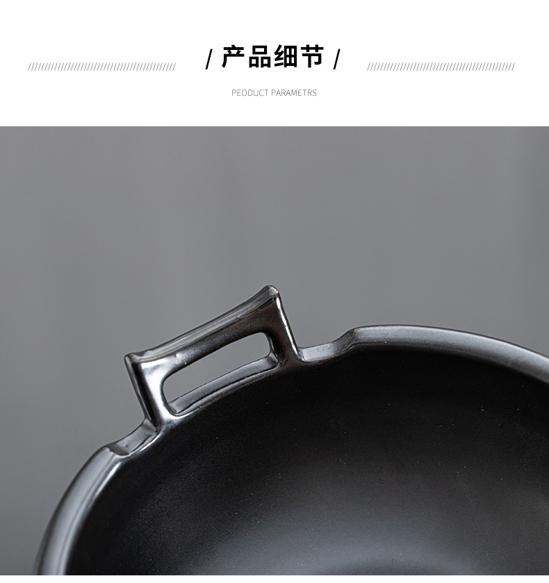 Alcohol furnace, small hot pot hot pot home outfit ceramic pot hotel special high temperature resistant stew restaurant business