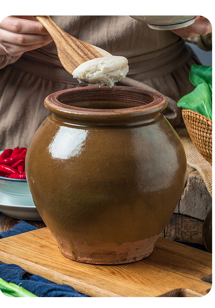 Ceramics with as the home with cover high - temperature high - capacity seasoning as cans with thick lard oil tank cylinder in the kitchen