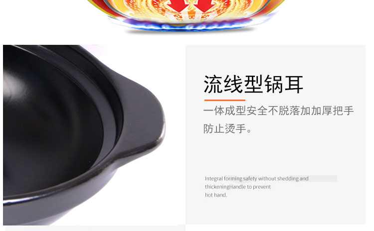High temperature resistant special soup rice casseroles ltd. hotel household ceramic conger simmering stew chicken dry earth
