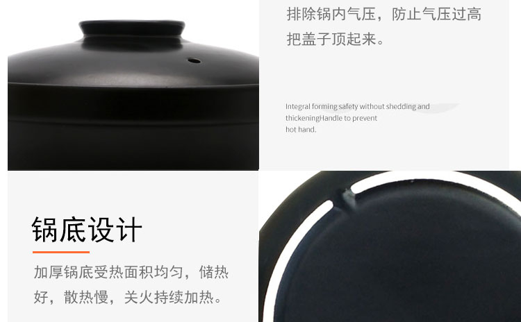 High temperature resistant special soup rice casseroles ltd. hotel household ceramic conger simmering stew chicken dry earth