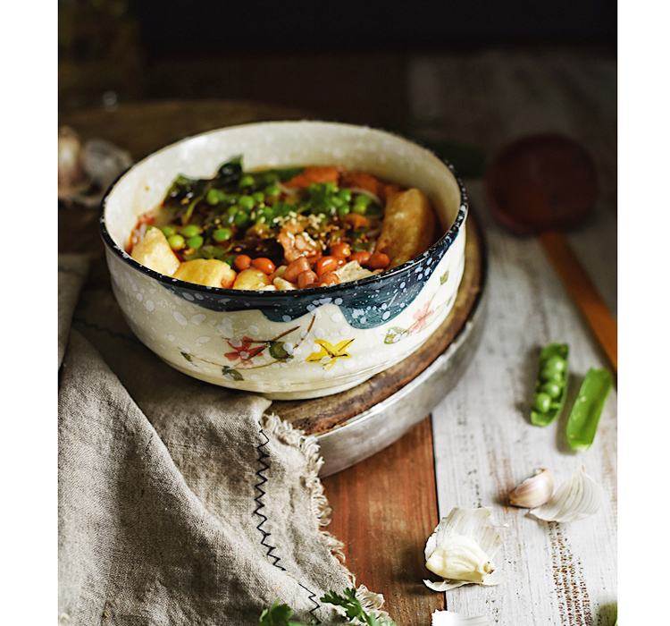 Under the mercifully rainbow such as bowl with cover hand - made ceramic glaze color large rainbow such as bowl bowl bowl of salad bowl rainbow such use household jobs