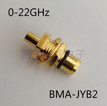 BMA-JYB2 Radio Frequency Connector threaded wearing wall fixing welding RG405 semi-flexible cable BMA male head joint