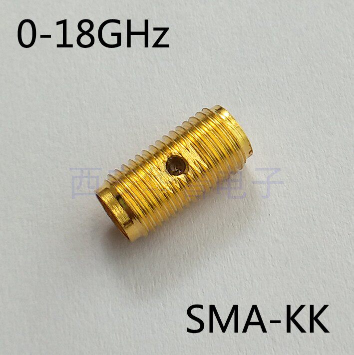 SMA-KK RF adapter 18G high frequency short double female adapter full threaded female head to female head SMA connector