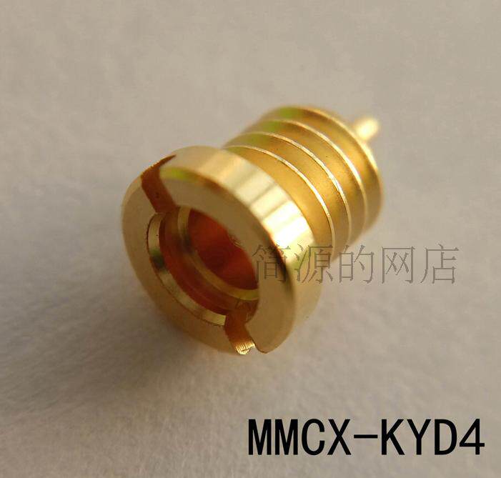 RF connector MMCX-KYD4 female pure copper gold-plated thread installation Shure suitable for MMCX female socket