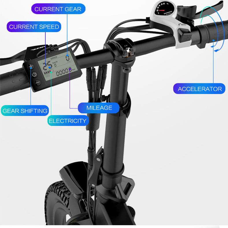Electric folding bike