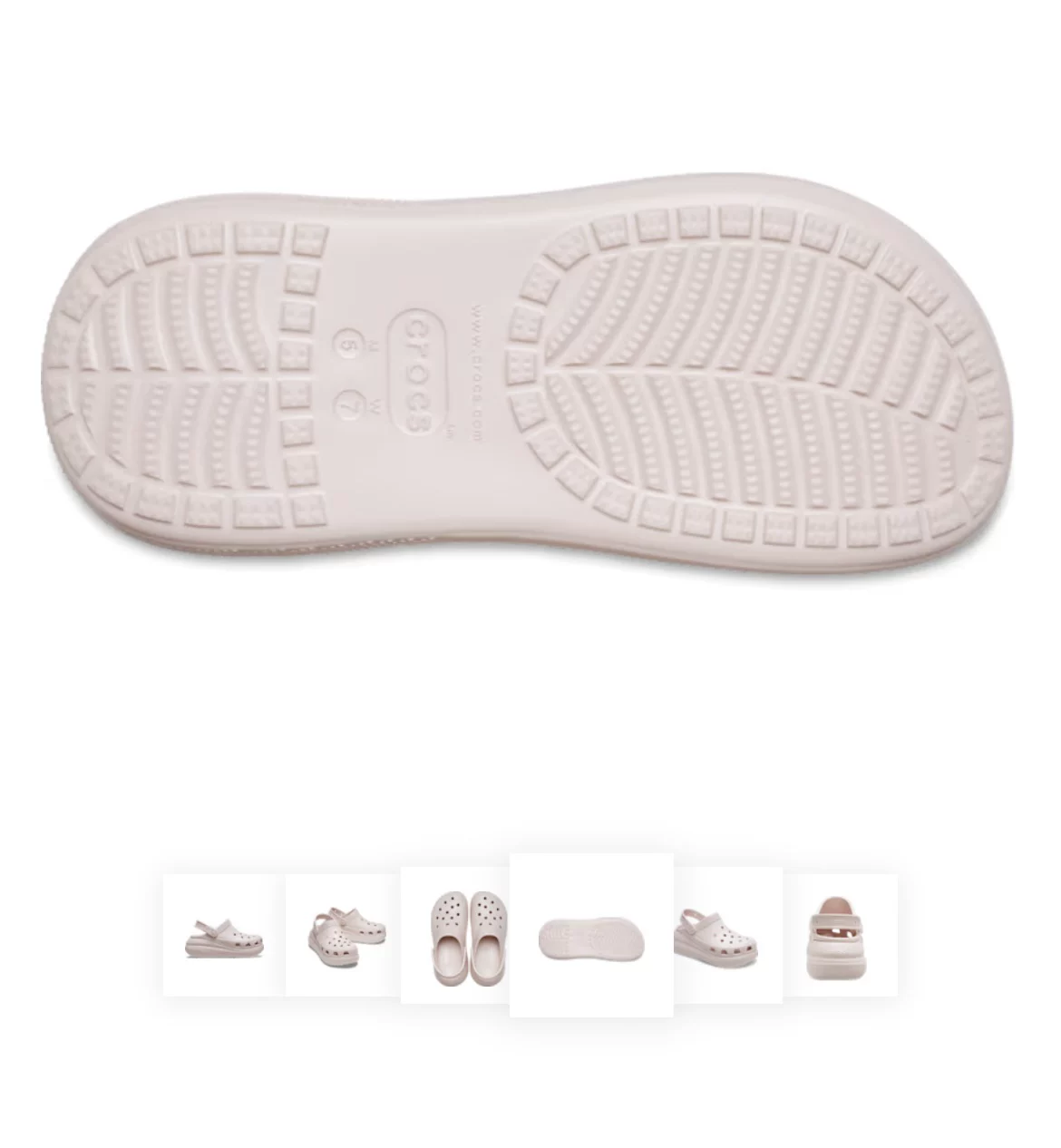 Официальный сайт Korea Crocs дырчатые обувь розовые набивки