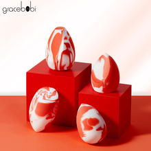 Gracebabi三文鱼美妆蛋化妆海绵蛋