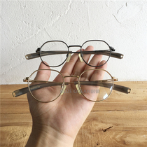 LAS108 frames circular men glasses myopia titanium literary flat mirror Korean may be blue