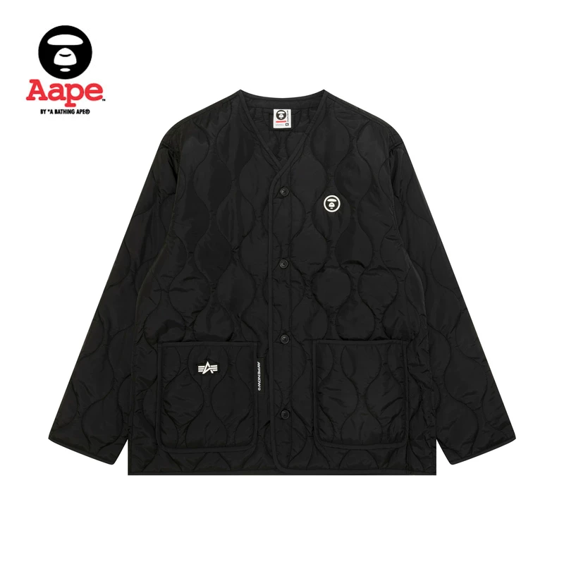Парка-китель Aape Joint ALPHA INDUSTRIES мужская осень-зима стильная стеганая куртка 9737XXP
