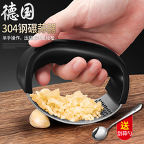 304 stainless steel ring garlic press garlic mortar garlic mortar household churn garlic artifact