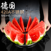 German stainless steel cutting watermelon slicing artifact trembling cantaloupe fruit cutting divider denucleator enlarged number