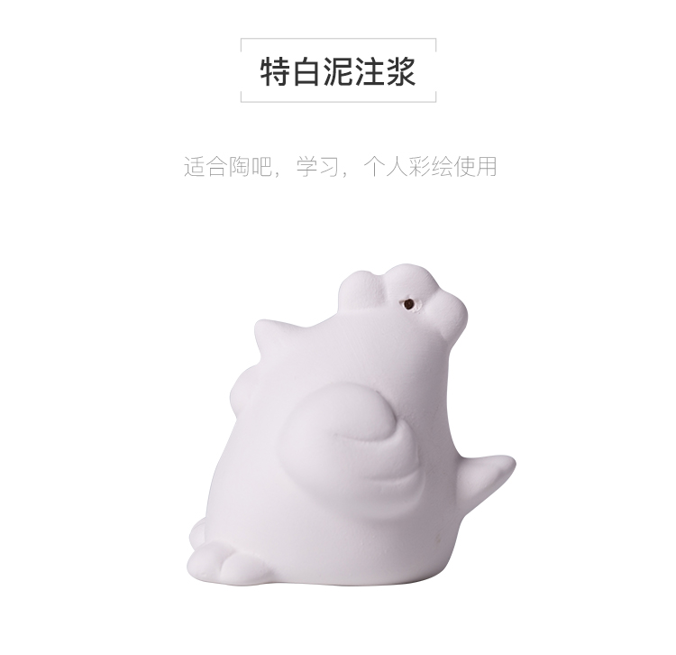 Element billet chicken fengling pottery bar would ceramic material Element grey coloured drawing or pattern