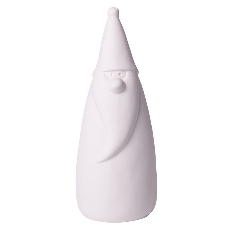 Clay music ceramic element billet Christmas old man DIY piggy bank ceramic pottery color painting porcelain ceramic billet