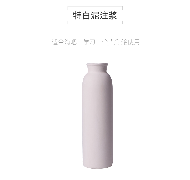 Element billet with bottle ceramic art education in bar ceramic DIY, grey coloured drawing or pattern