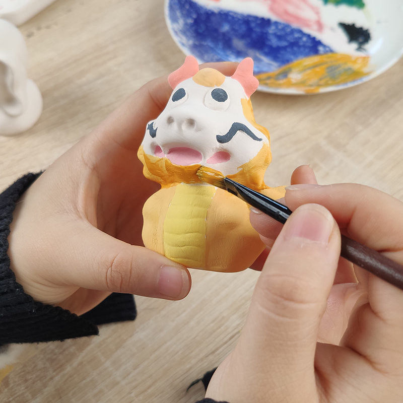 Clay music pottery gouache pens 6 suit special acrylic paint art painting watercolor oil paints