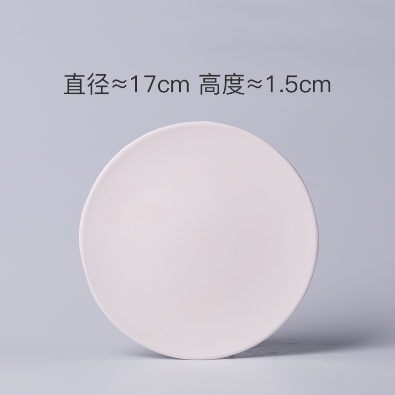 Decorative pattern, flat plate billet DIY coloured drawing or pattern, grey pottery education would