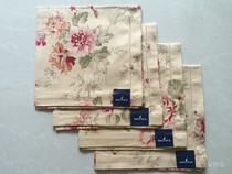 Foreign trade cotton placemats fashion napkins European luxury printing coasters bowl mats tea table mats mouth cloth mats