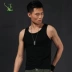 Mercerized modal vest nam đen bó sát xu hướng không tay vest thể thao thể thao đáy vest vest mồ hôi - Lót Lót