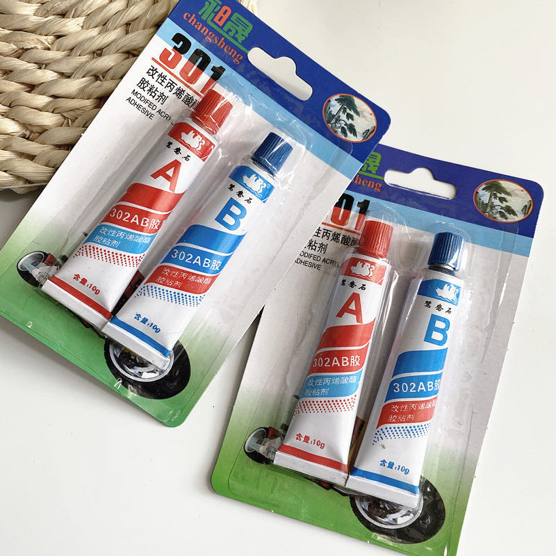 Super strong transparent AB glue glue porcelain teapot purple sand pot ceramic repair adhesive waterproof high temperature resistance