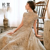 Банкетное вечернее платье Женское длинное 2024 Новое благородное темперамент тост -годовой год -юбки можно носить