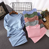 Childrens underwear set Boys autumn clothes autumn pants girls autumn winter warm children pajamas baby Autumn base shirt